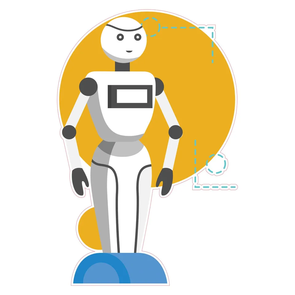 Sticker STEM, Robotică și sisteme ciber-fizice, set I8, 80 cm, sticker 1