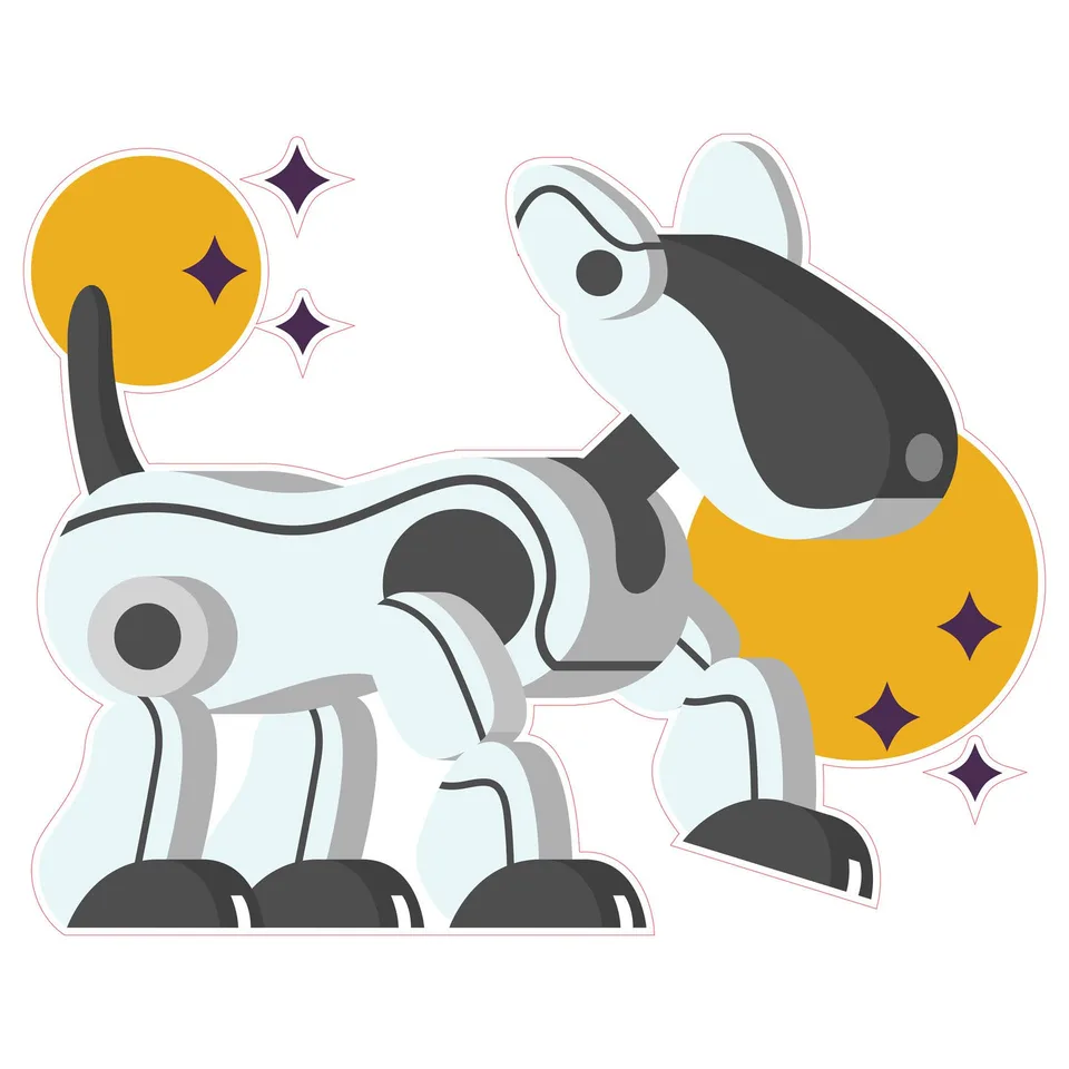 Sticker STEM, Robotică și sisteme ciber-fizice, set I8, 80 cm, sticker 2
