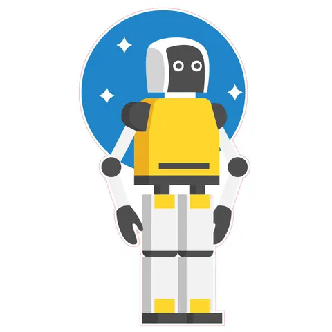 Sticker STEM, Robotică și sisteme ciber-fizice, set I8, 80 cm, sticker 7