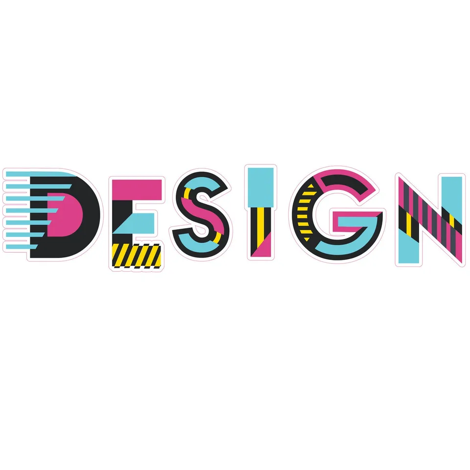 Sticker STEM, Design și prototipare 3D, set A1, 100 cm, sticker 7