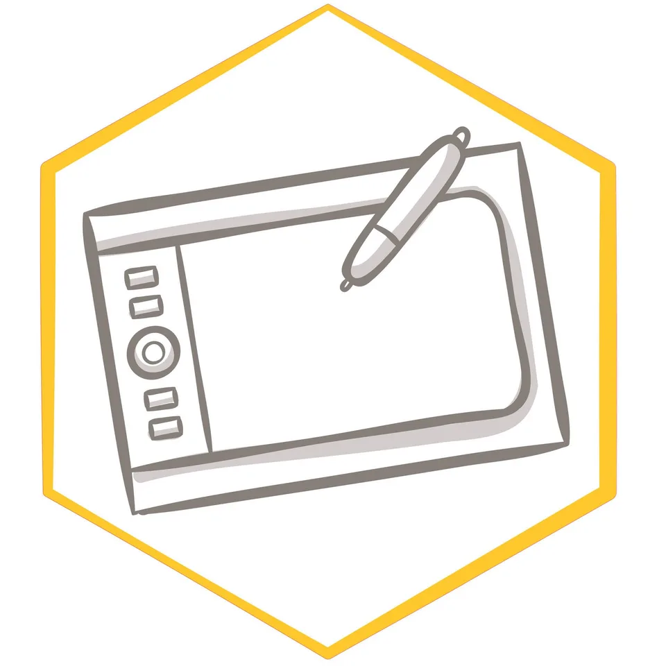Sticker STEM, Design și prototipare 3D, set A2, 100 cm, sticker 3