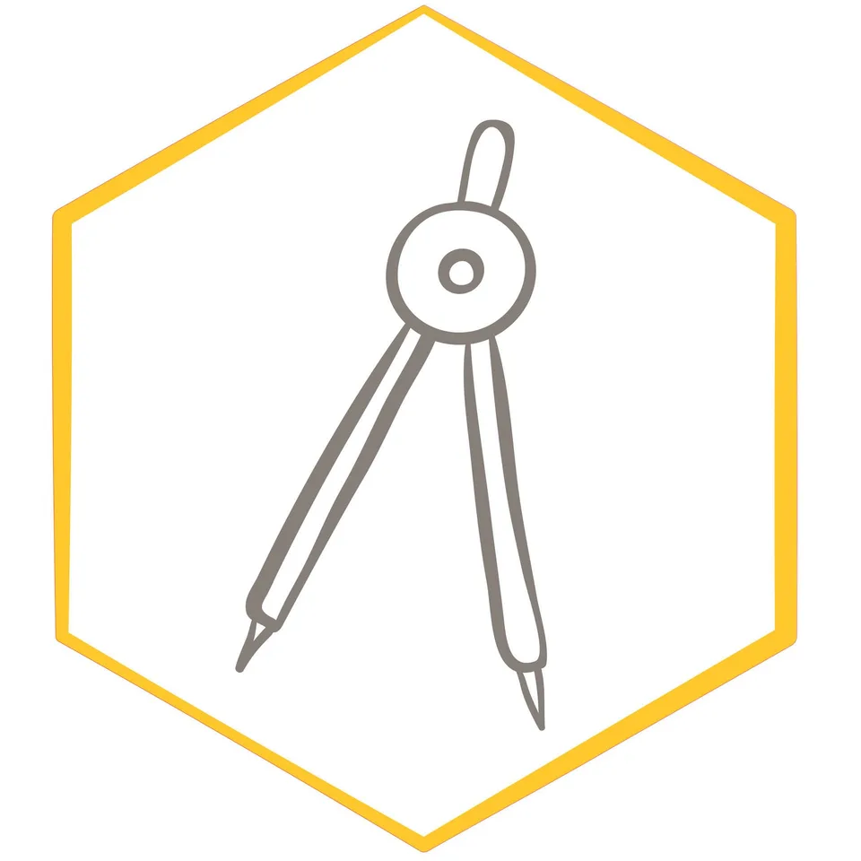 Sticker STEM, Design și prototipare 3D, set A2, 100 cm, sticker 7