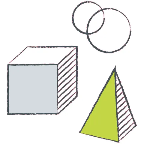 Sticker STEM, Design și prototipare 3D, set A3, 100 cm, sticker 4