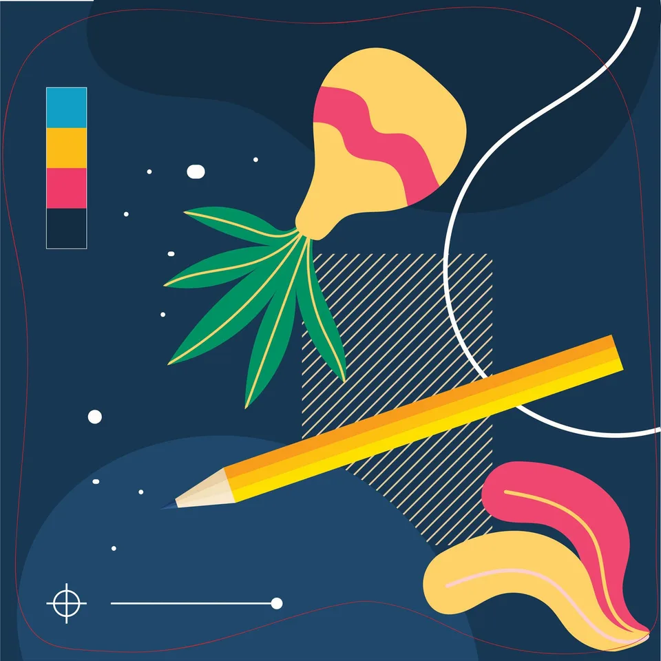 Sticker STEM, Design și prototipare 3D, set A4, 100 cm, sticker 3