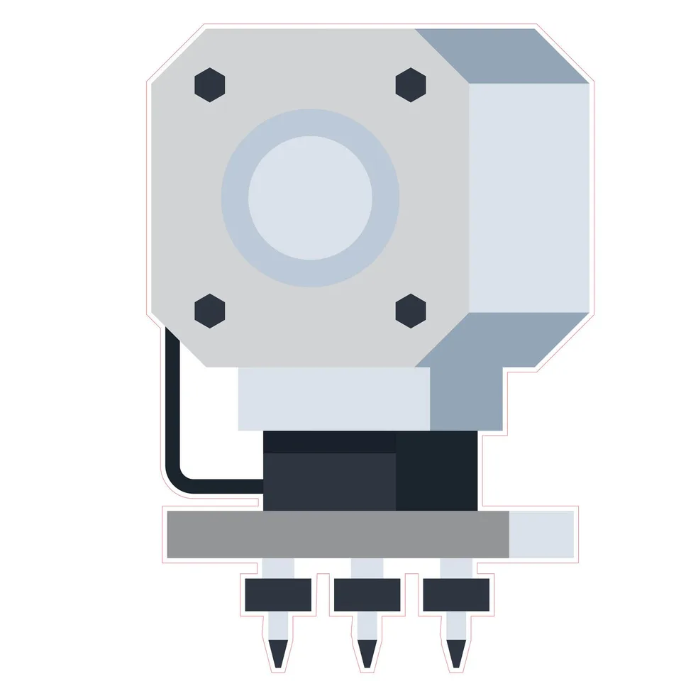 Sticker STEM, Design și prototipare 3D, set A5, 100 cm, sticker 2