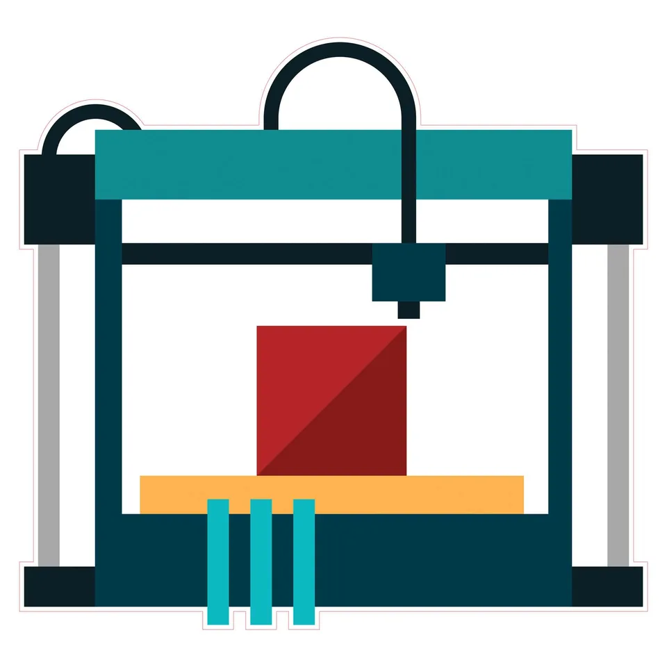 Sticker STEM, Design și prototipare 3D, set A6, 100 cm, sticker 4