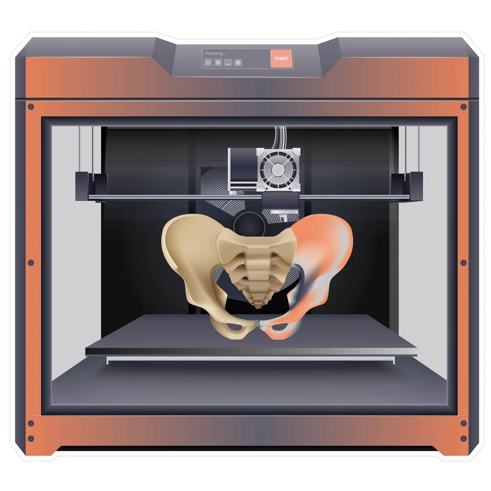 Sticker STEM, Design și prototipare 3D, set A8, 100 cm, sticker 9