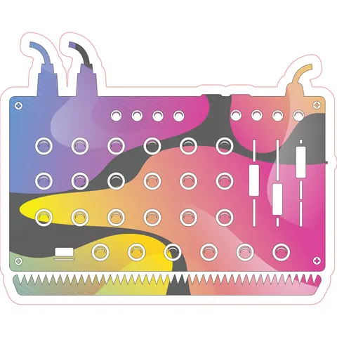 Sticker STEM, Sală de arte digitale, set B4, 100 cm, sticker 10