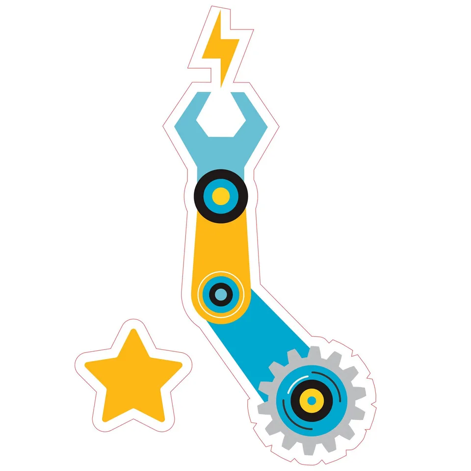 Sticker STEM, Sală de arte digitale, set B7, 100 cm, sticker 4
