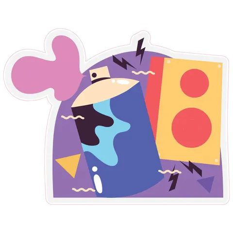 Sticker STEM, Sală de arte digitale, set B8, 100 cm, sticker 2