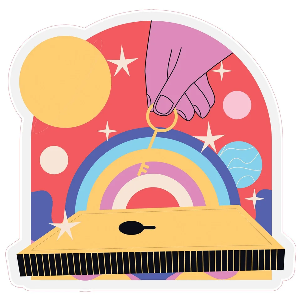 Sticker STEM, Sală de arte digitale, set B8, 100 cm, sticker 10