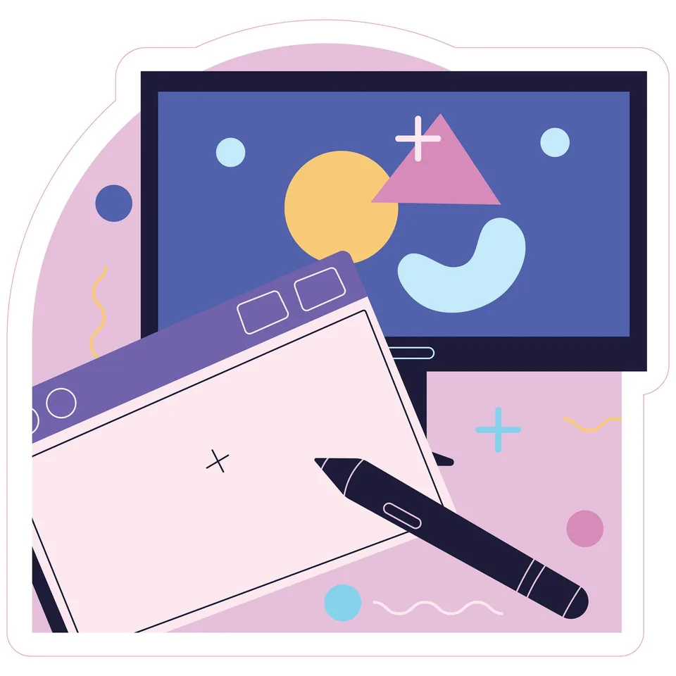 Sticker STEM, Sală de arte digitale, set B9, 100 cm, sticker 5