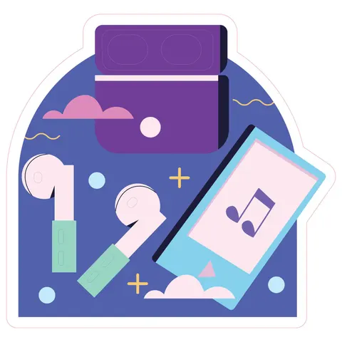 Sticker STEM, Sală de arte digitale, set B9, 100 cm, sticker 7
