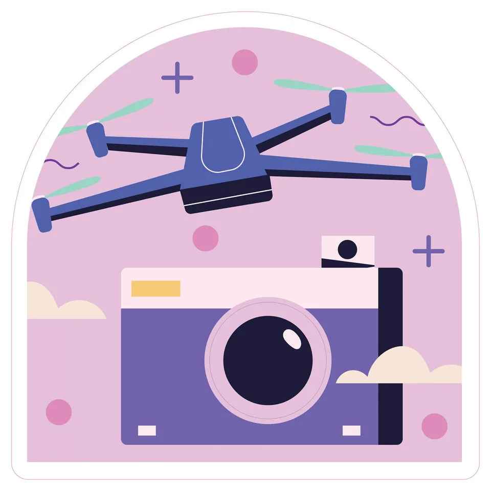 Sticker STEM, Sală de arte digitale, set B9, 100 cm, sticker 9