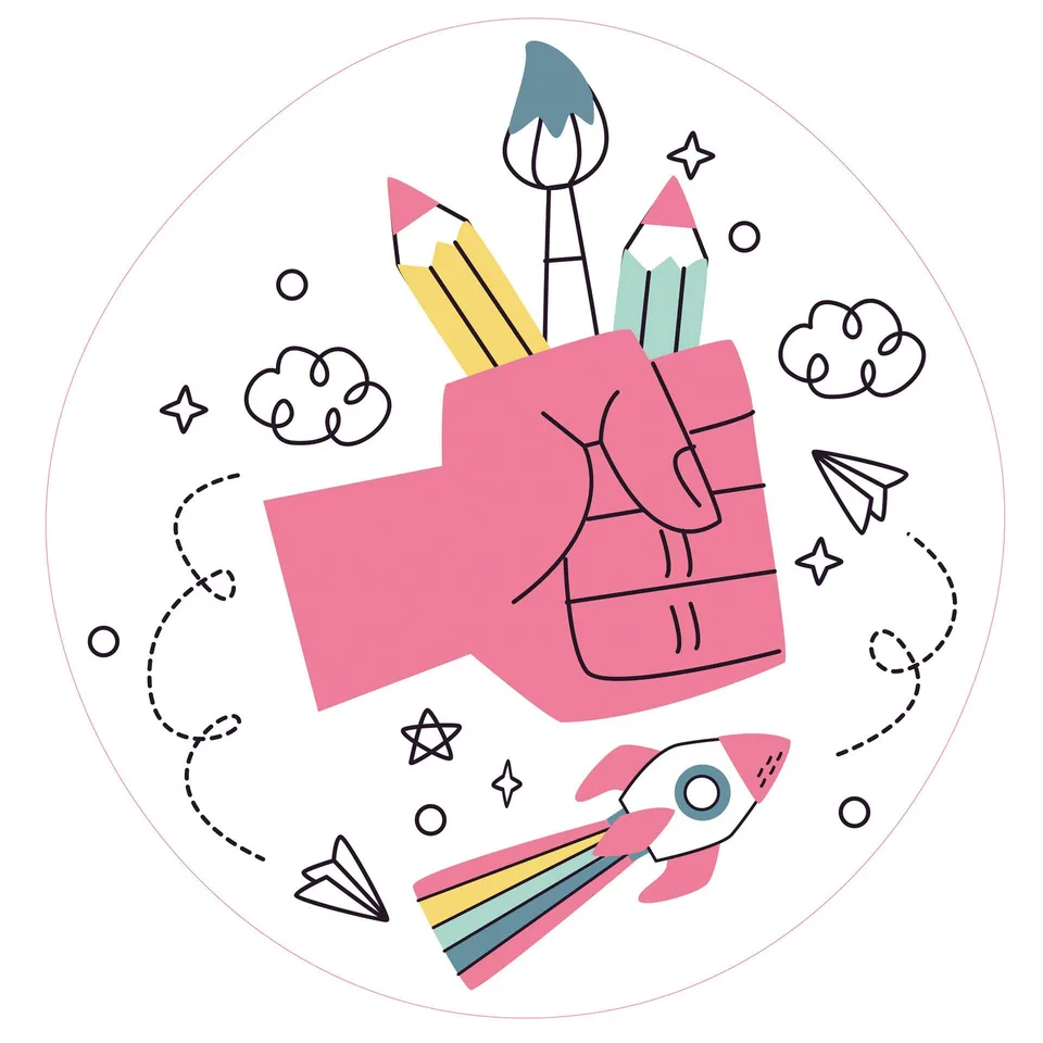 Sticker STEM, Sală de arte digitale, set B10, 100 cm, sticker 10