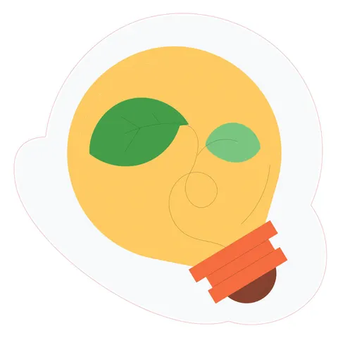 Sticker STEM, Tehnologii verzi și dezvoltare durabilă, set C9, 100 cm, sticker 8