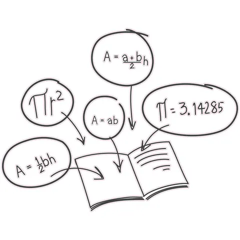 Sticker STEM, Matematică și informatică - Matematică, set D1, 100 cm, sticker 4