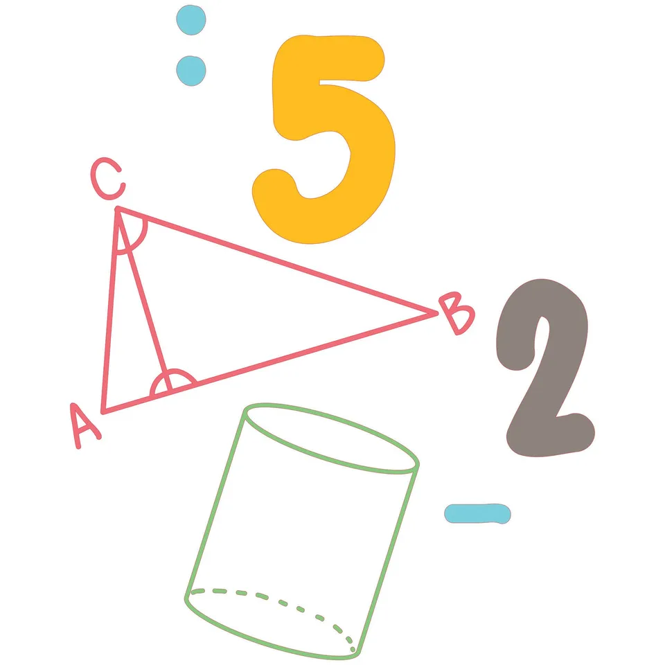 Sticker STEM, Matematică și informatică – Matematică, set D3, 100 cm, sticker 4