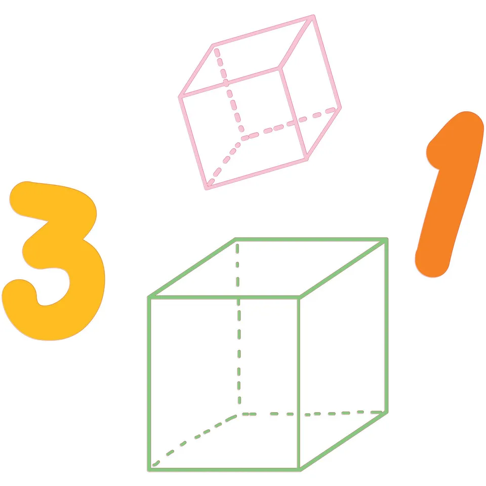 Sticker STEM, Matematică și informatică - Matematică, set D3, 100 cm, sticker 9