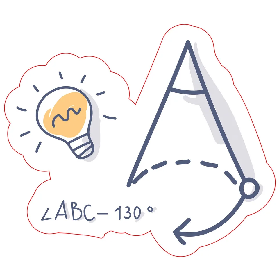 Sticker STEM, Matematică și informatică - Matematică, set D4, 100 cm, sticker 2