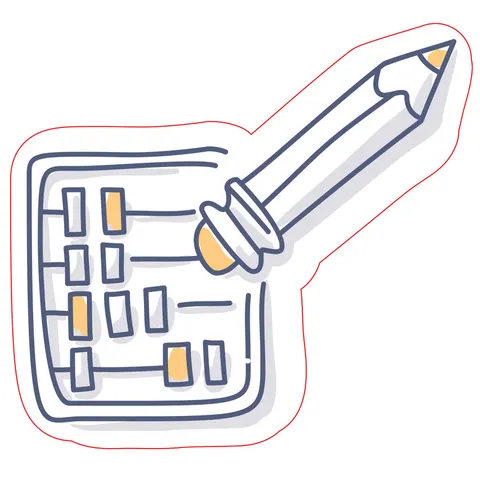 Sticker STEM, Matematică și informatică – Matematică, set D4, 100 cm, sticker 7