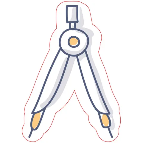 Sticker STEM, Matematică și informatică - Matematică, set D4, 100 cm, sticker 9