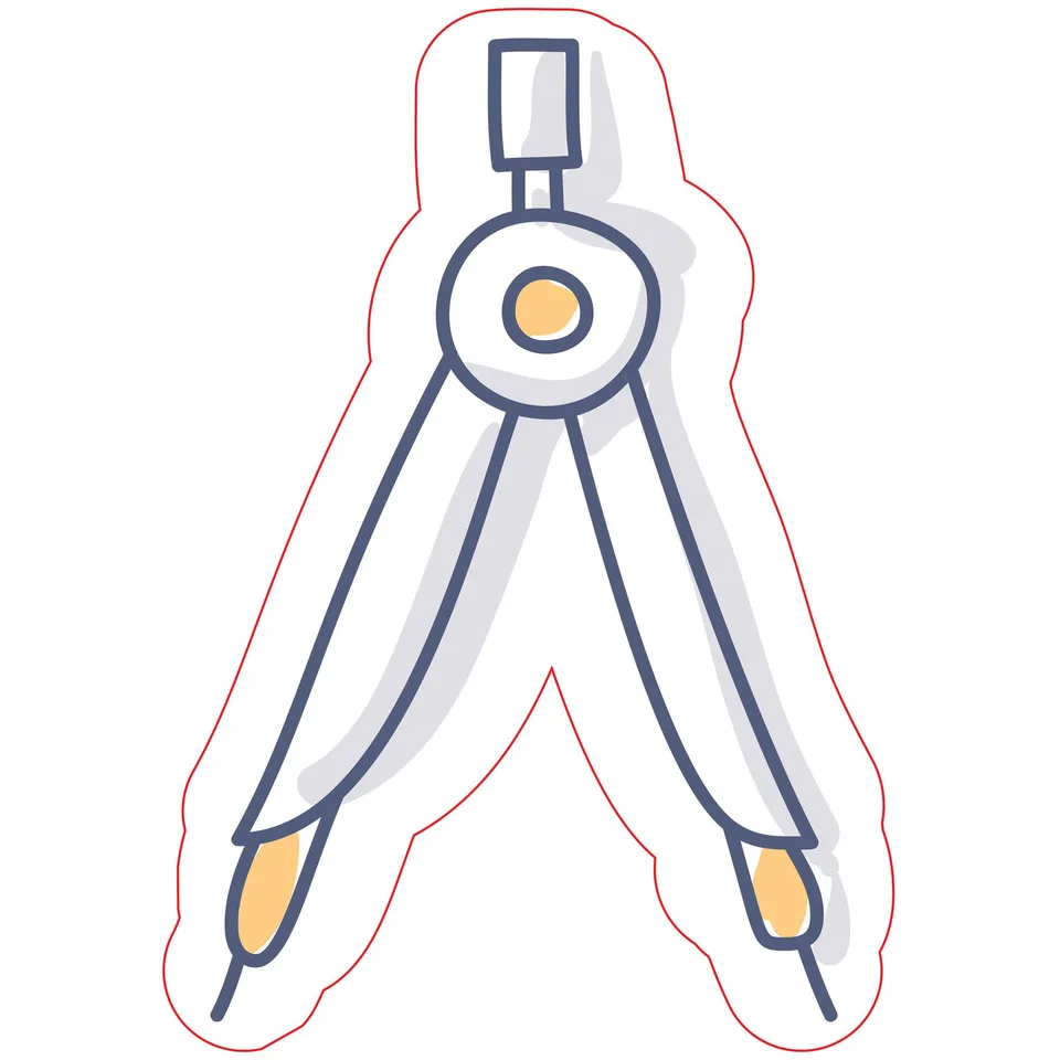 Sticker STEM, Matematică și informatică - Matematică, set D4, 100 cm, sticker 9