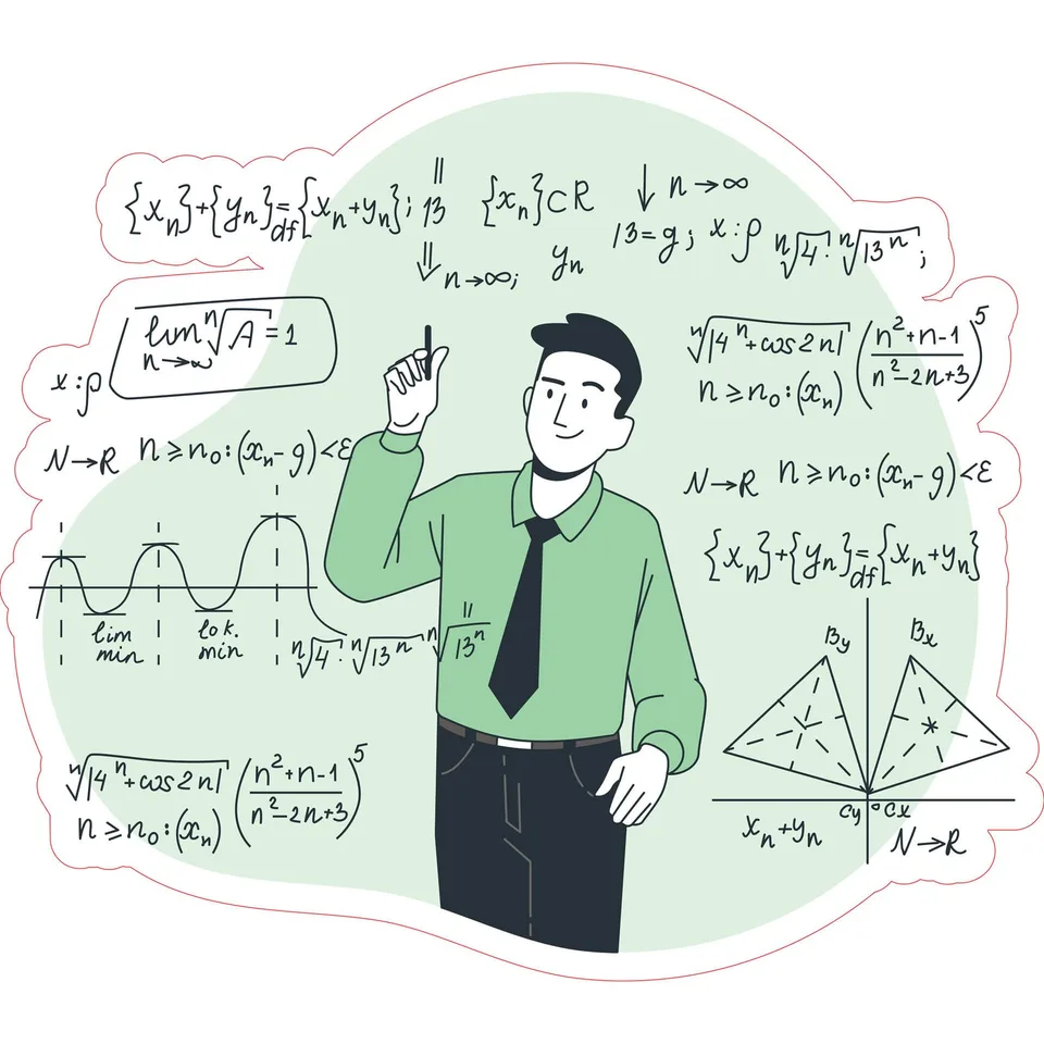 Sticker STEM, Matematică și Informatică - Matematică, set D6, 100 cm, sticker 10