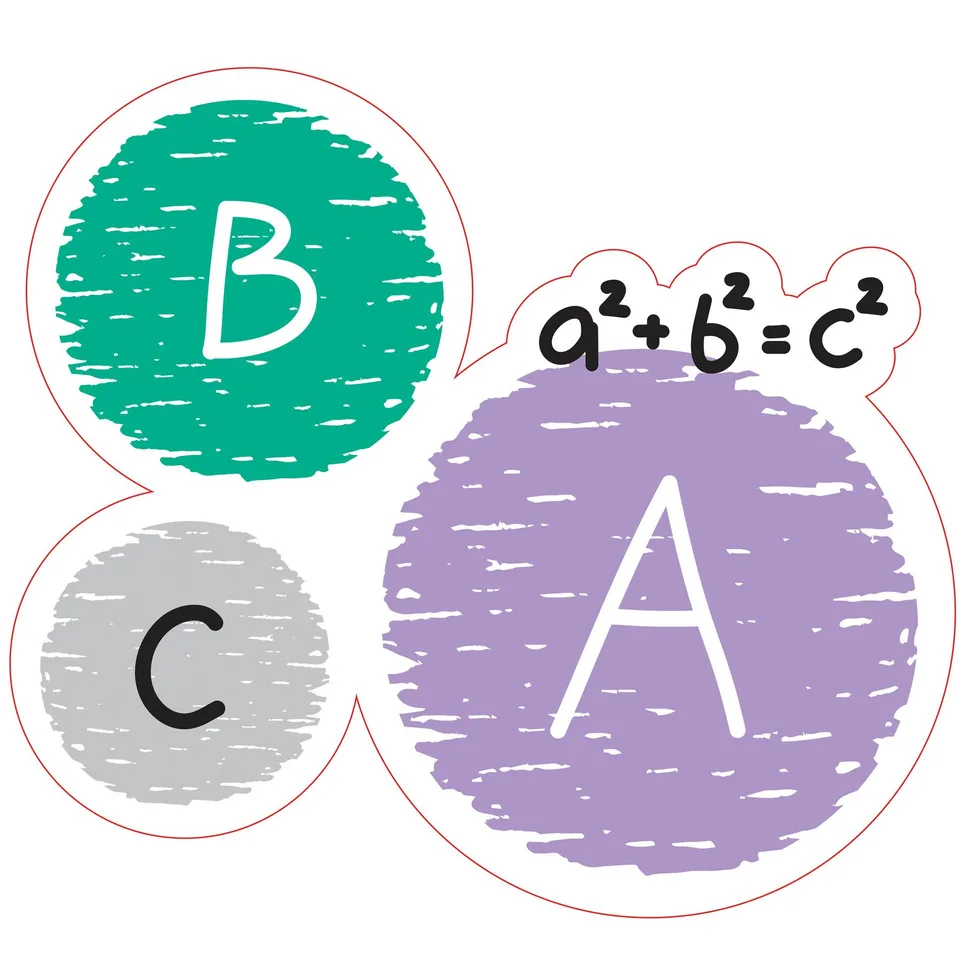 Sticker STEM, Matematică și Informatică - Matematică, set D7, 100 cm, sticker 3