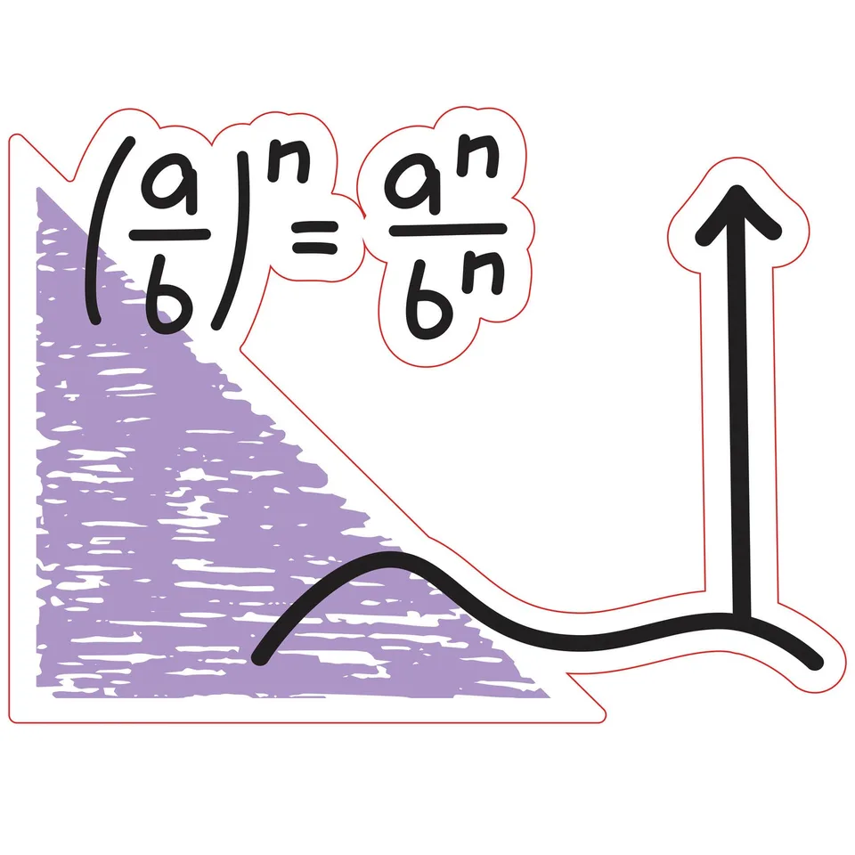 Sticker STEM, Matematică și Informatică - Matematică, set D7, 100 cm, sticker 10