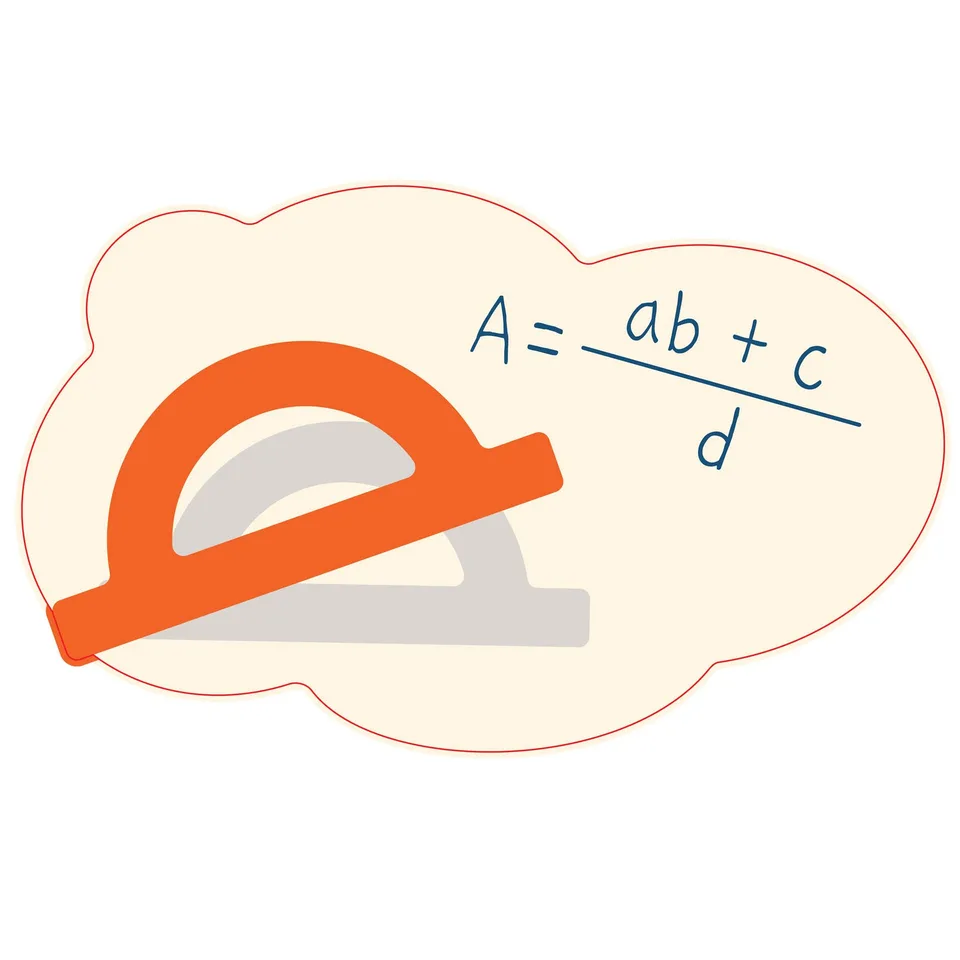 Sticker STEM, Matematică și Informatică - Matematică, set D10, 100 cm, sticker 4