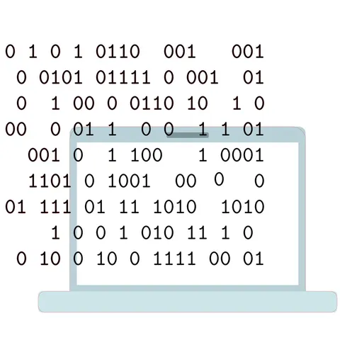 Sticker STEM, Matematică și Informatică - Informatică, set E1, 100 cm, sticker 1
