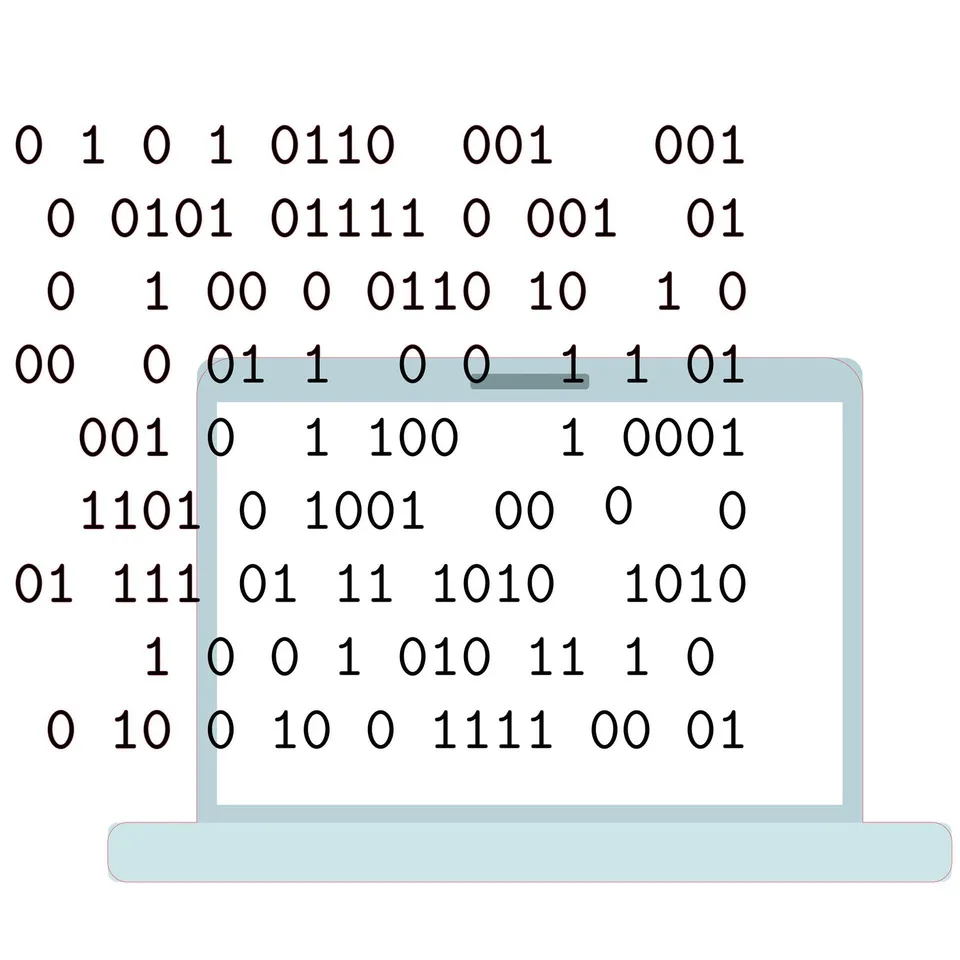 Sticker STEM, Matematică și Informatică - Informatică, set E1, 100 cm, sticker 1