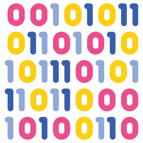 Sticker STEM, Matematică și Informatică - Informatică, set E2, 100 cm, sticker 4