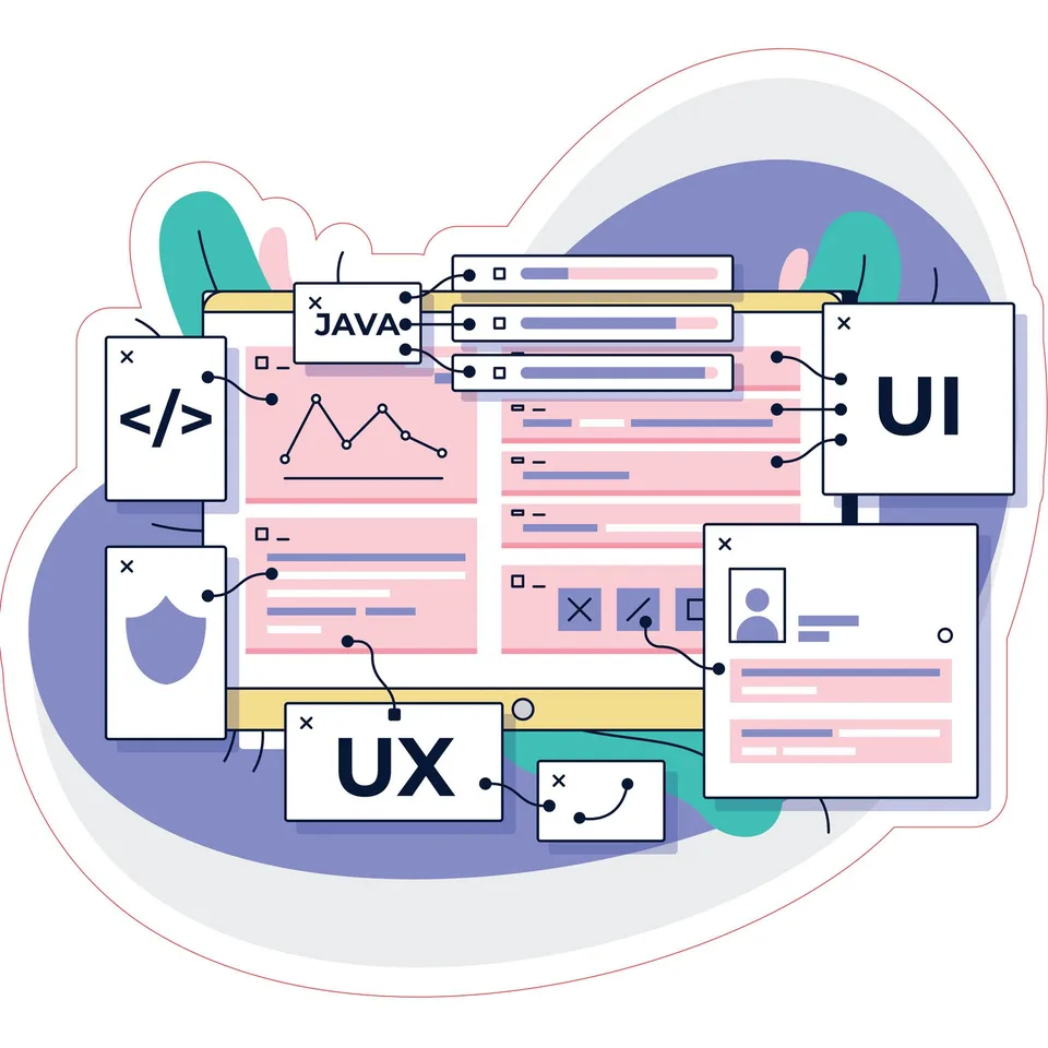 Sticker STEM, Matematică și Informatică – Informatică, set E4, 100 cm, sticker 1