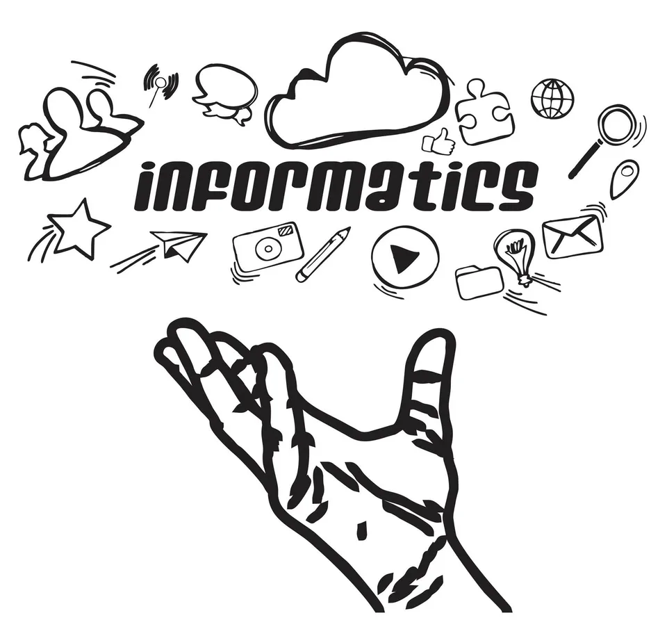 Sticker STEM, Matematică și Informatică - Informatică, set E5, 100 cm, sticker 1