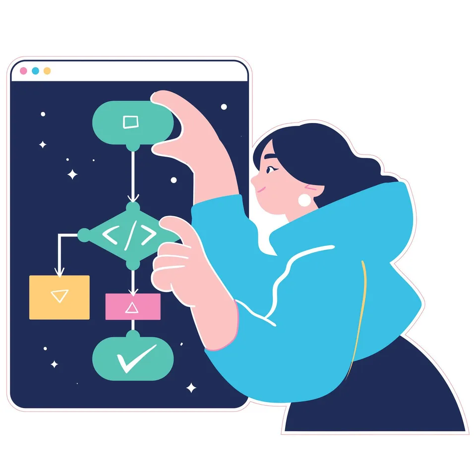 Sticker STEM, Matematică și Informatică - Informatică, Set E9, 100 cm, Sticker 3