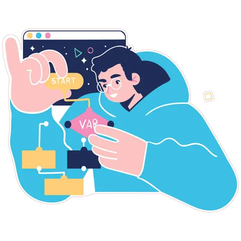 Sticker STEM, Matematică și Informatică - Informatică, Set E9, 100 cm, Sticker 10