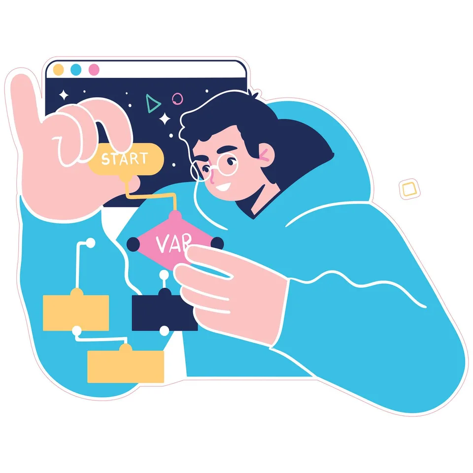 Sticker STEM, Matematică și Informatică - Informatică, Set E9, 100 cm, Sticker 10