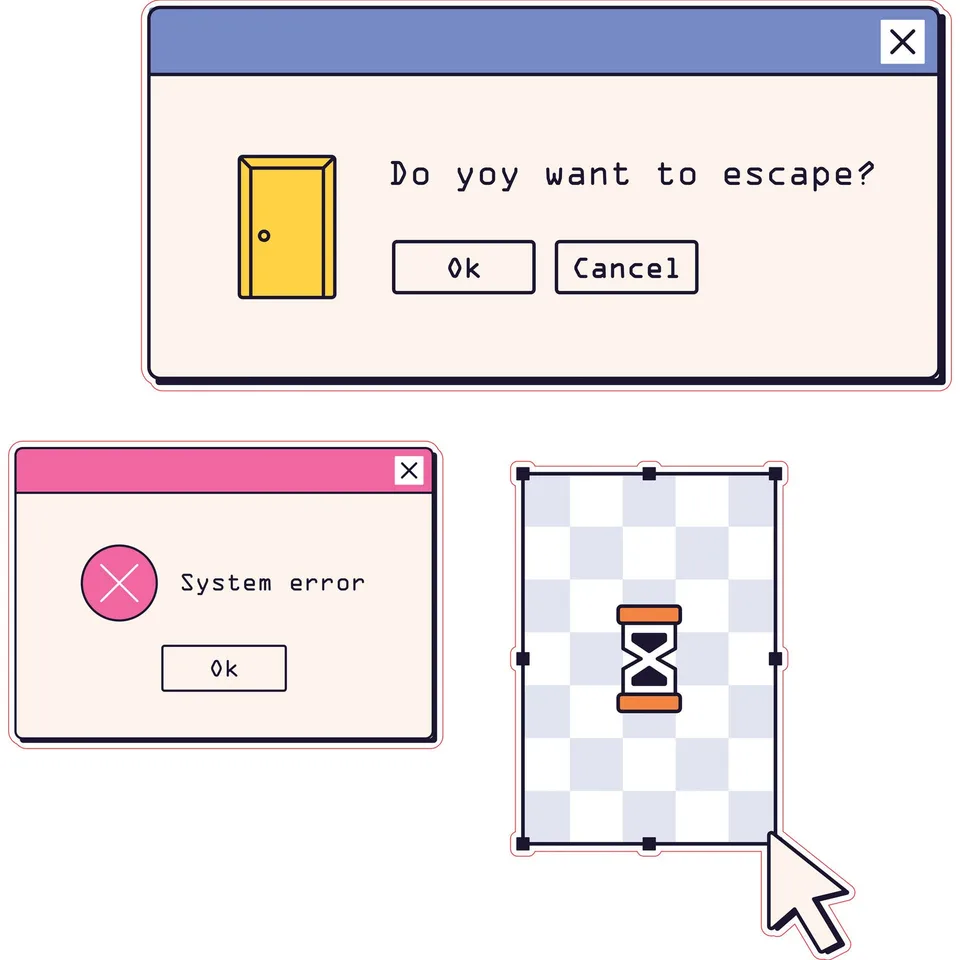 Sticker STEM, Matematică și Informatică - Informatică, Set E10, 100 cm, Sticker 9