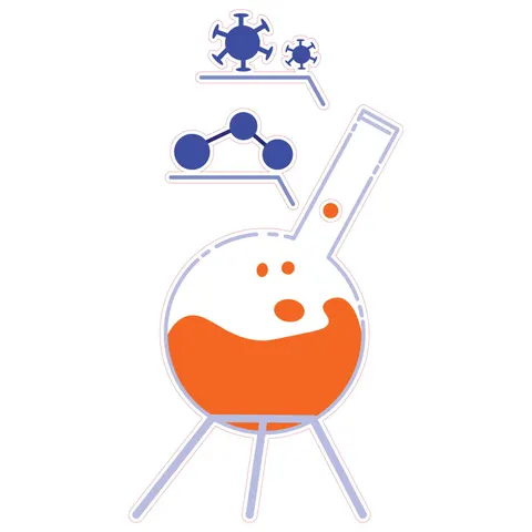 Autocolant STEM, Științe ale naturii – Biologie, set F9, 100 cm, autocolant 6