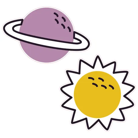 Sticker STEM, Științe ale naturii - Fizică, set G6, 100 cm, sticker 8