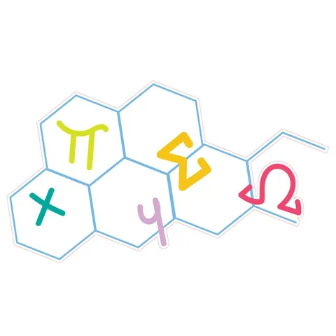 Sticker STEM, Științe ale naturii - Fizică, set G7, 100 cm, sticker 9