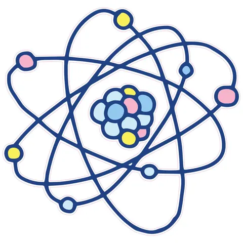 Sticker STEM, Științe ale naturii - Chimie, set H1, 100 cm, sticker 3