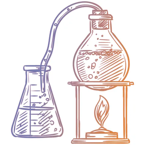 Sticker STEM, Științe ale naturii - Chimie, set H3, 100 cm, sticker 3