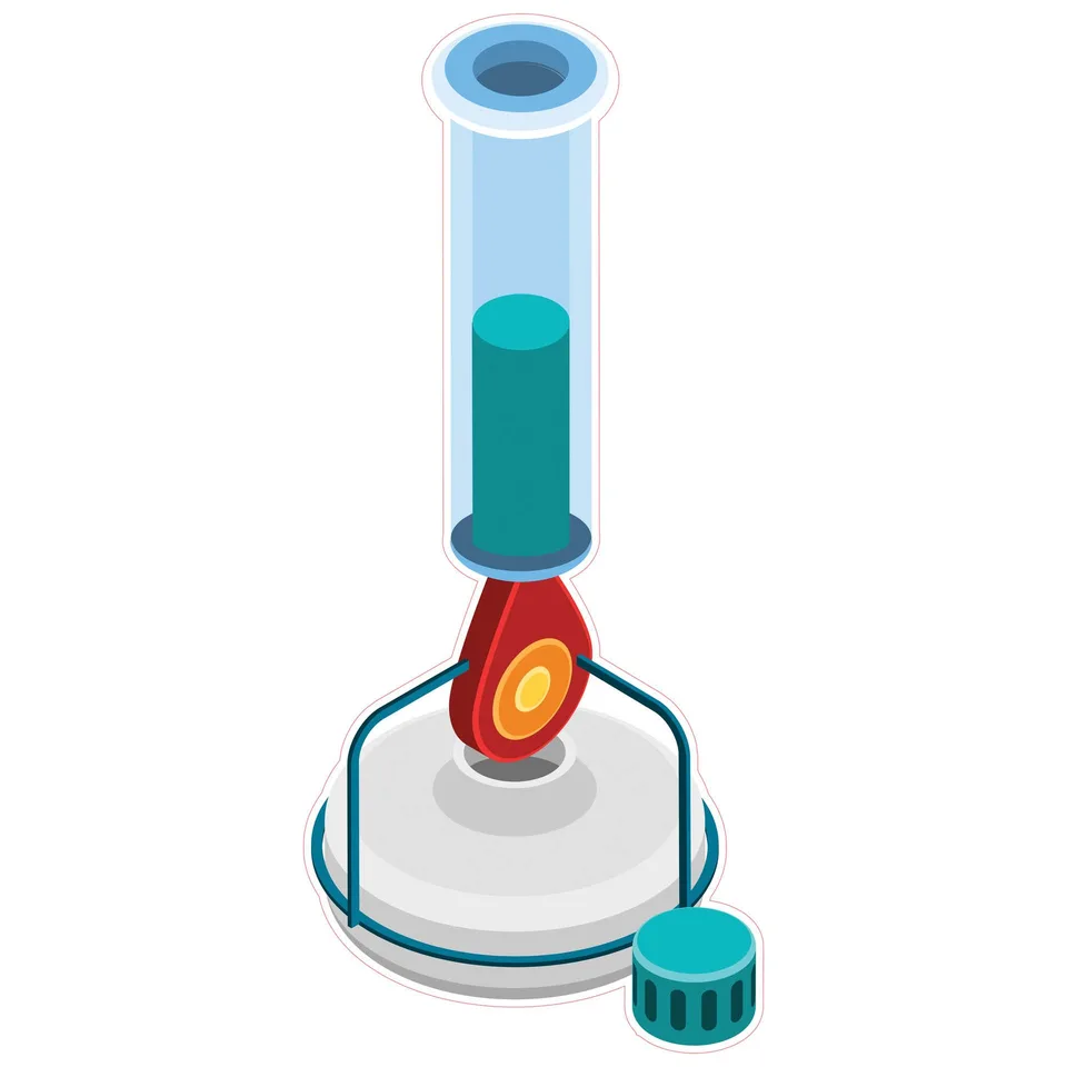 Sticker STEM, Științe ale naturii - Chimie, set H6, 100 cm, sticker 3