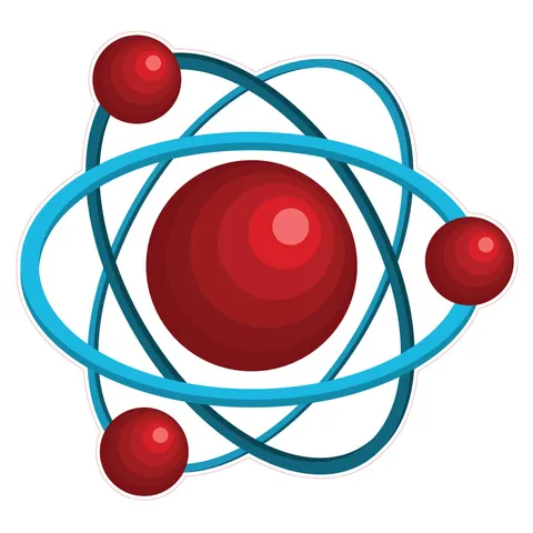 Sticker STEM, Științe ale naturii - Chimie, set H6, 100 cm, sticker 8