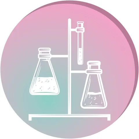 Sticker STEM, Științe ale naturii - Chimie, set H7, 100 cm, sticker 6