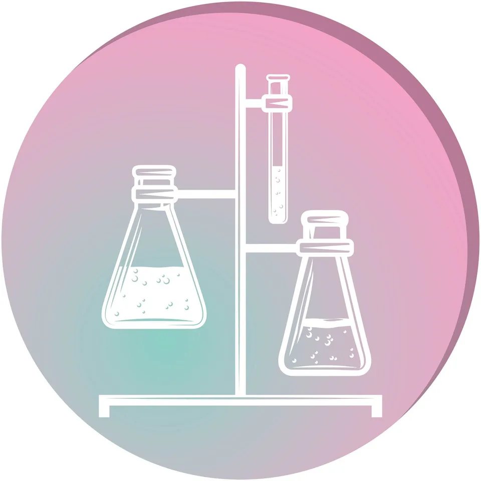 Sticker STEM, Științe ale naturii - Chimie, set H7, 100 cm, sticker 6