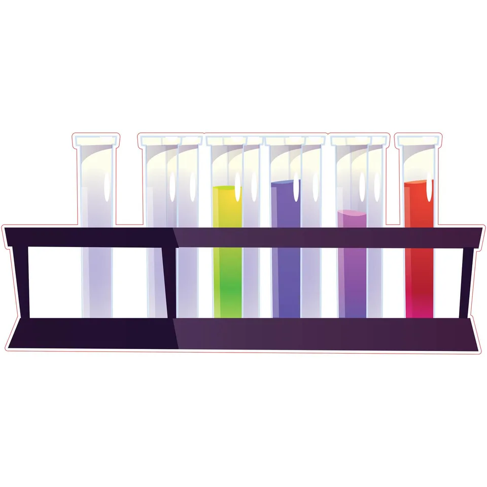Sticker STEM, Științe ale naturii - Chimie, set H9, 100 cm, sticker 1